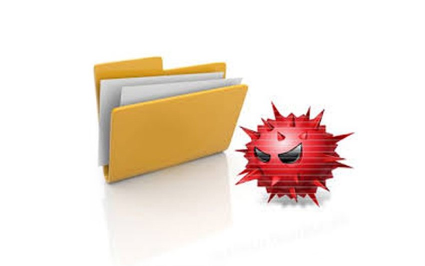 حل مشکل ویروس new folder