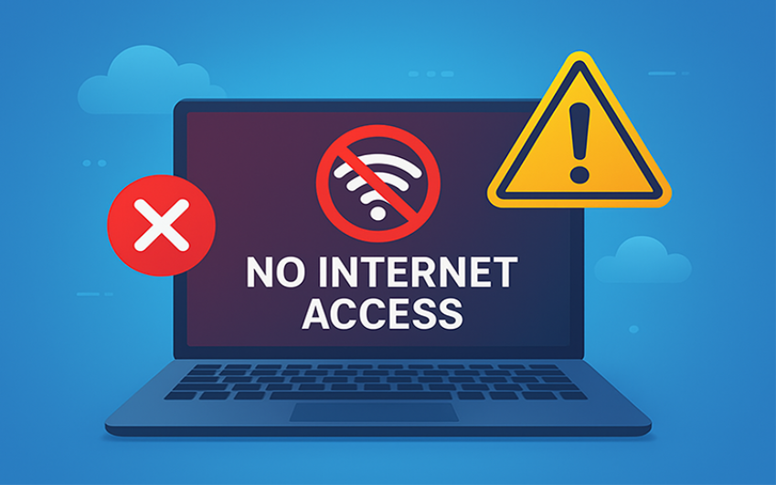 حل مشکل no internet access در ویندوز 7،8،10 و 11 | رایانه کمک