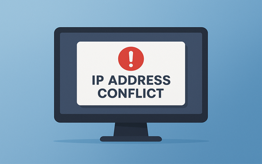 حل ارور ip address conflict در شبکه | رایانه کمک