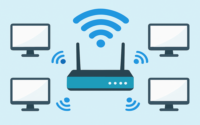 شبكه كردن چند كامپيوتر با مودم وايرلس در ویندوز - رایانه کمک