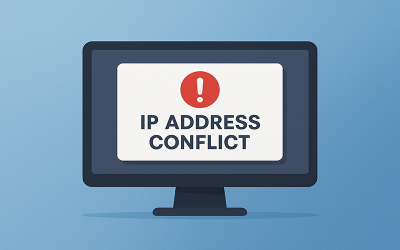 حل ارور ip address conflict در شبکه | رایانه کمک
