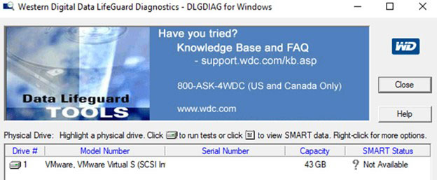 بررسی خطاهای هارد با . Western Digital Data Lifeguard Diagnostic