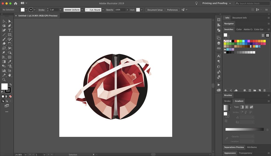 ( نرم افزار طراحی لوگو Adobe Illustrator|  رایانه کمک )