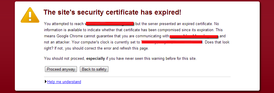 حل ارور SSL Certificate is expired | رایانه کمک 