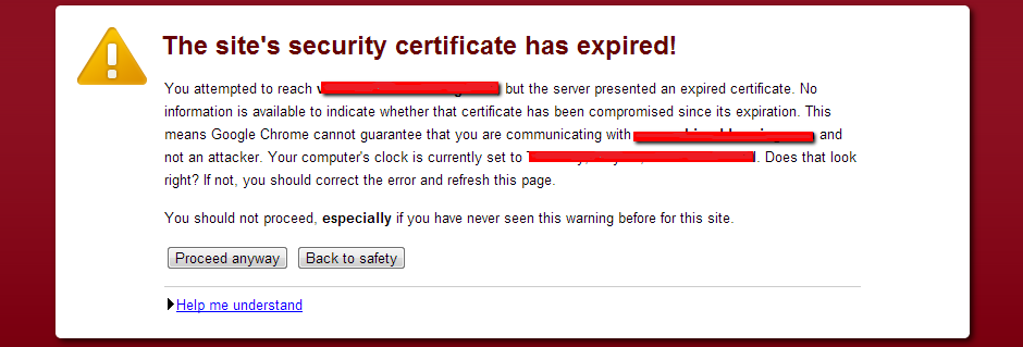 حل ارور SSL Certificate is expired | رایانه کمک