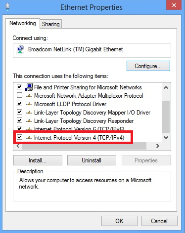 تنظیمات IP در کارت شبکه ویندوز 8 | رایانه کمک