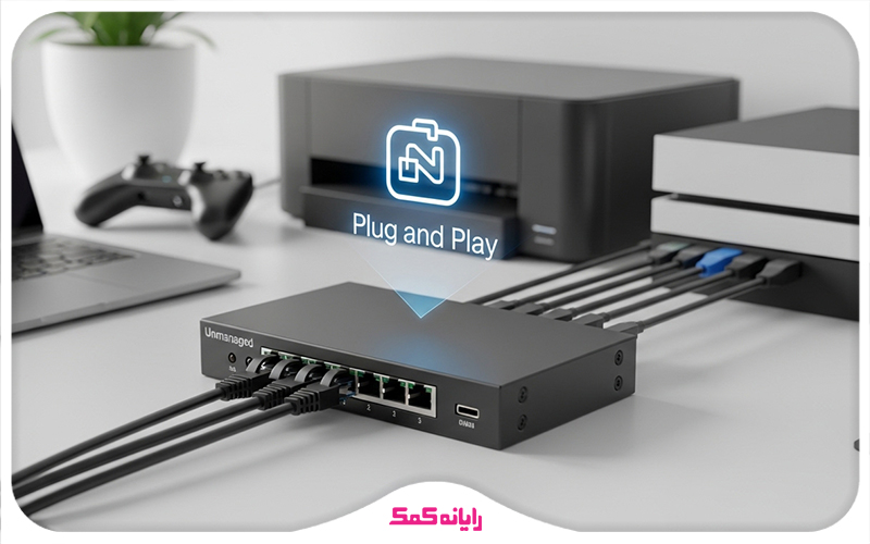 سوییچ مدیریت شده در مقابل مدیریت نشده 💻 کدام یک برای شما بهتر است؟ 